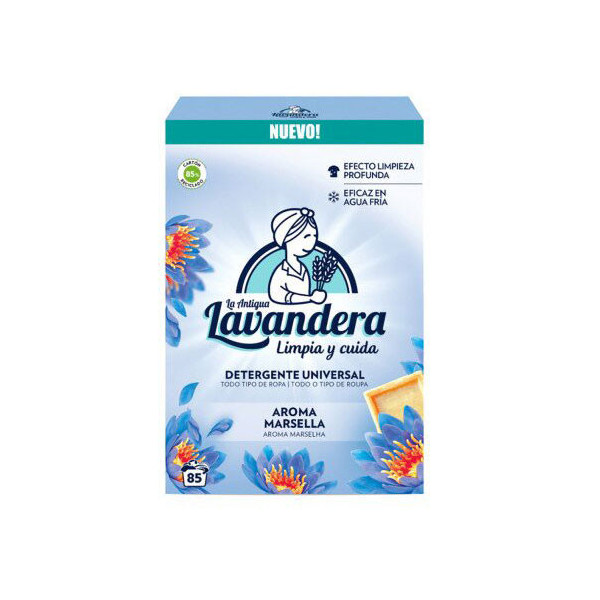Порошок пральний Універсальний Lavandera LimpiaCuida Detergente Universal Aroma Marsella Лавандера Марсельське мило 85 прань 4700г