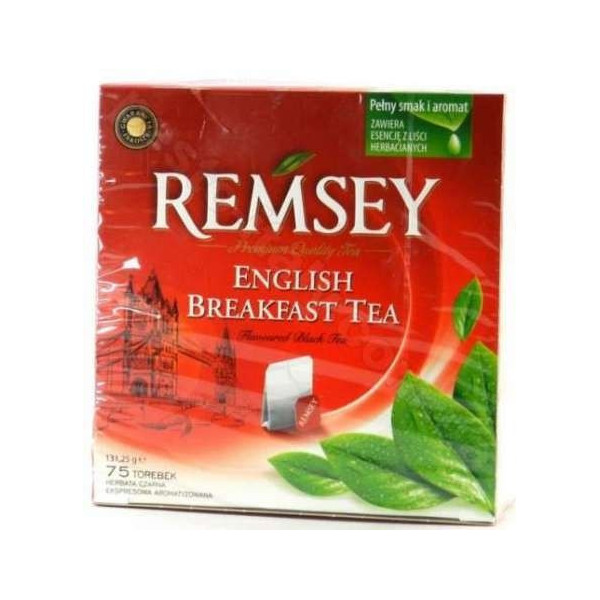Чай чорний Biedronka Remsey English Breakfast Tea англійский сніданок 75шт