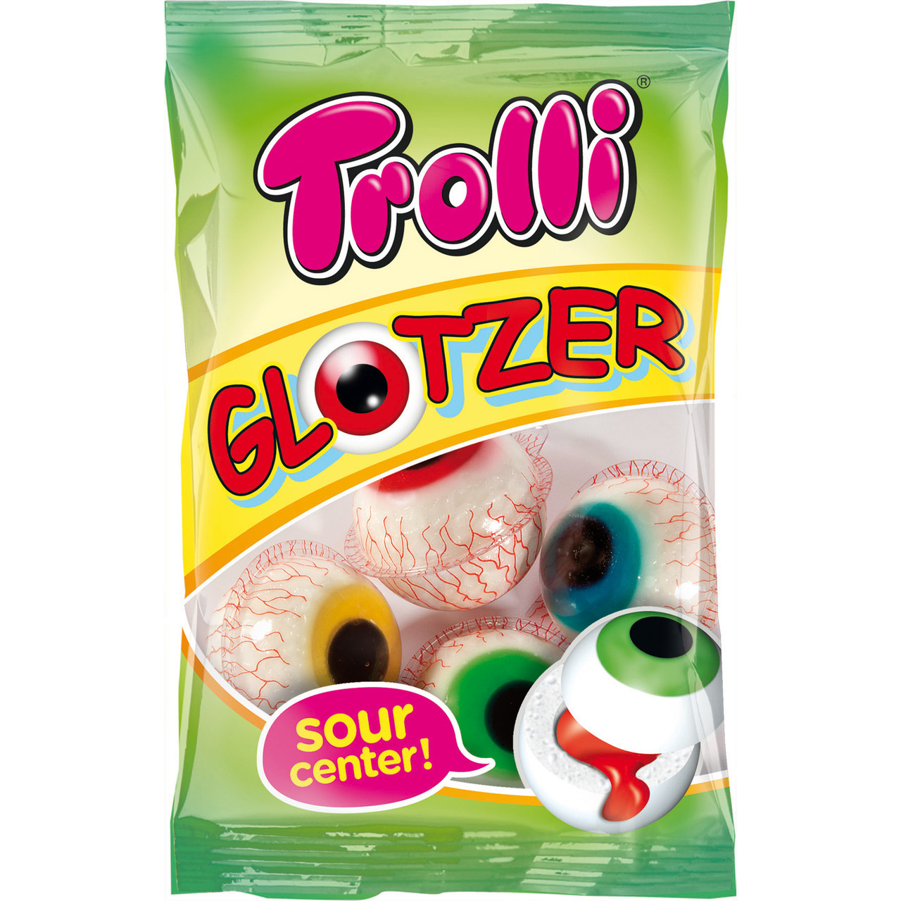 Желейні цукерки Trolli glotzer 75г