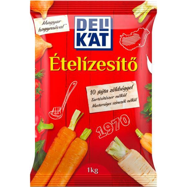Приправа Вегета Універсальна Delikat etelizesito Magyar Special Food Seasoning Делікат 10 овочів 1кг
