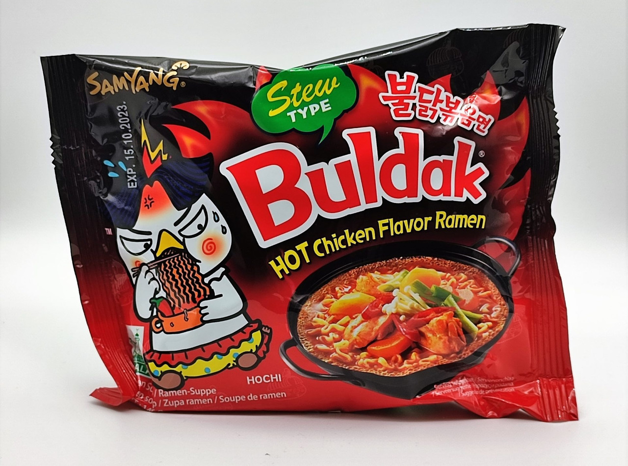 Локшина Рамен з пшеничної муки Samyang Buldak Hot Chicken Flavour Ramen Soup Hochi Булдак Суп зі смаком Курки Класична Гостра 145г