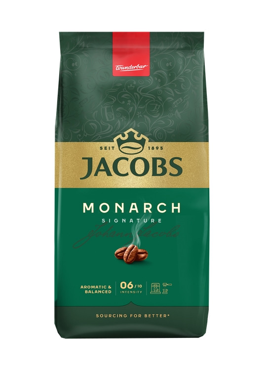 Кава в зернах Jacobs Monarch Signature Aromatic&Balanced Якобс Монарх Збалансованй аромат Арабіка 1000г