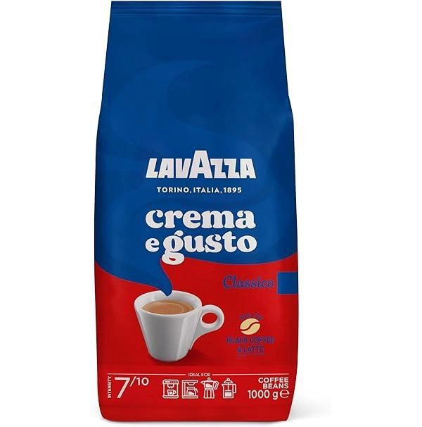 Кава в зернах Lavazza crema e gusto classico 1кг