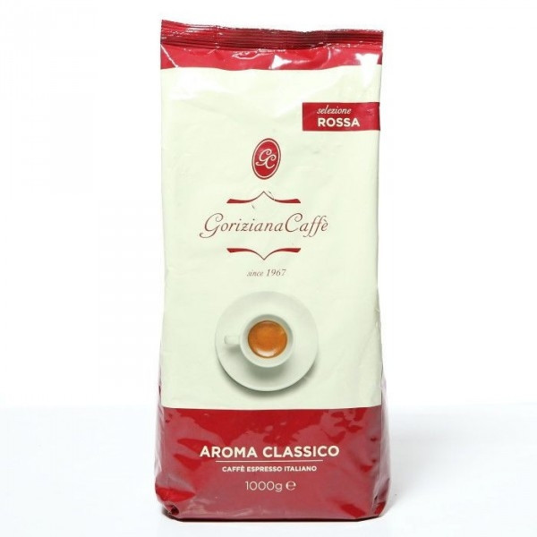 Кава в зернах Goriziana Caffe aroma classico selezione rossa 1кг