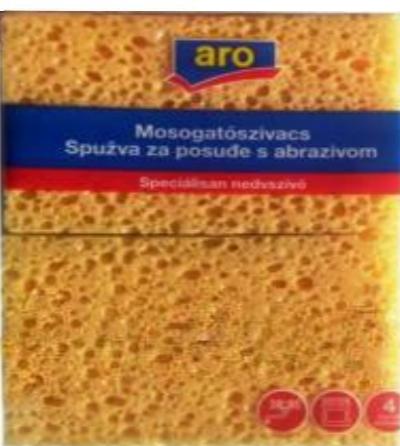 Губки ARO для миття посуду 4шт