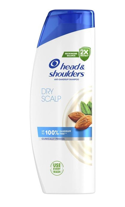 Шампунь проти Лупи Head&Shoulders Anti-Dandruff Shampoo Dry Scalp Microbiome Almond Хедн Шолдерс Суха шкіра голови 400мл