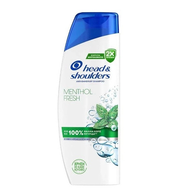 Шампунь проти Лупи Head&Shoulders Anti-Dandruff Shampoo Menthol Fresh Microbiome Хедн Шолдерс для нормального волосся Мята 400мл