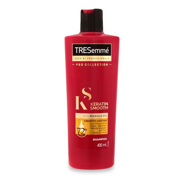 Шампунь для Вирівнювання волосся з Кератином TRESemme Pro Collection Keratin smooth shampoo Marula oil Тресемме Олія Марули 700мл