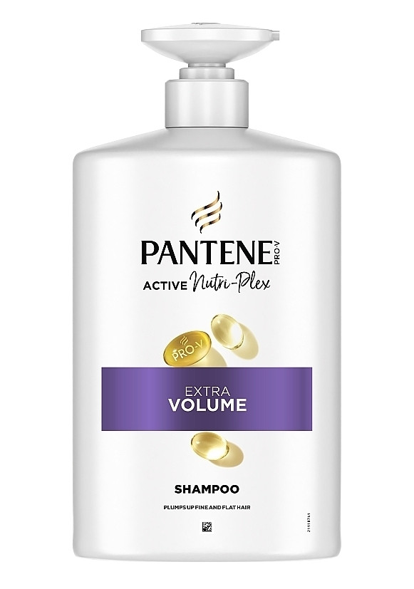 Шампунь для Тонкого Гладкого волосся Лікувальний Pantene Pro-V Active Nutri-Plex Extra Volume 3in1 Пантін Додатковий обєм 1л
