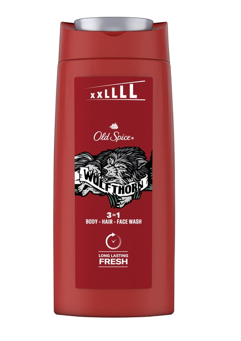 Гель для Душу Тіла та Волосся Чоловічий Old Spice Wolfthorn Long Lasting Fresh ОлдСпайс Вольфторн Довготривала свіжість 675мл