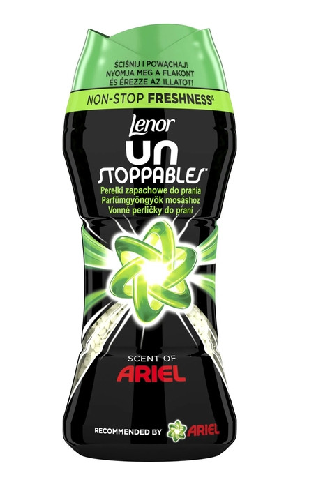 Кондиціонер для прання з Арієль Парфумований Гранули Lenor Unstoppables Non-stop Freshness Scent of Ariel ароматичні Перлини 210г