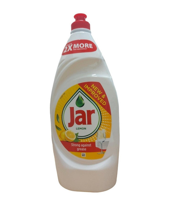 Гель для миття Посуду та Кухні Jar Strong Against Grease 2X Power Lemon Яр Антижир аромат Лимон 900мл