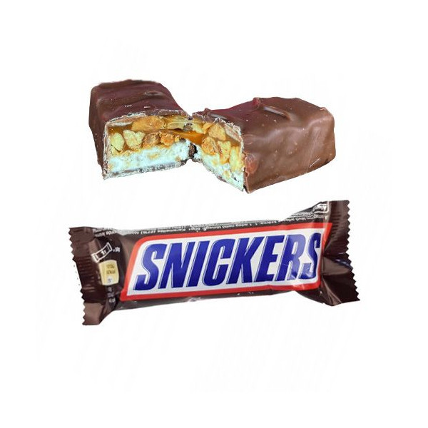 Шоколадний батончик Snickers Peanuts Caramel Снікерс молочний шоколад з карамеллю та горішками 50г
