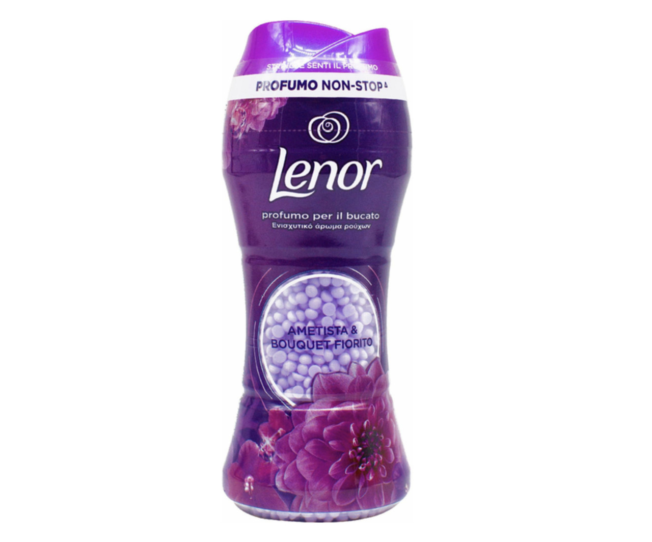 Ароматизатор для Білизни в гранулах Lenor Profumo Non-Stop per Il Bucato Ametista&Bouquet Fiorito Аметист і квітковий букет 210г