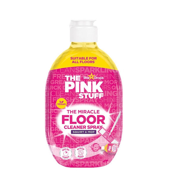 Засіб для миття Підлоги Концентрат The Pink Stuff Miracle Floor Cleaner Spray Quick Dry Пінк Швидке висихання 750мл
