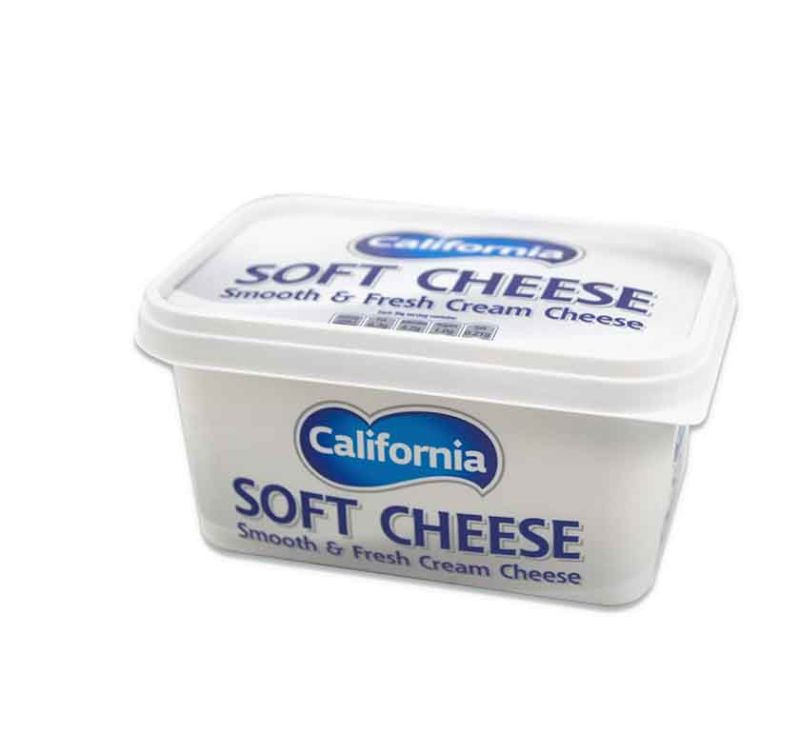 Сир крем Вершковий California Soft Cheese Smooth&Fresh Cream Каліфорнія мякий крем паста Бутербродний 500г