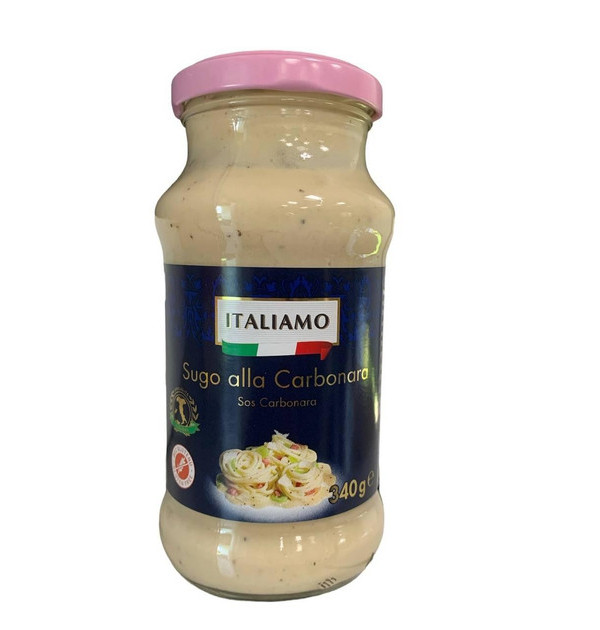 Крем соус Сирний Карбонара Italiamo Sugo alla Carbonara Crema Італьямо класичний 340г