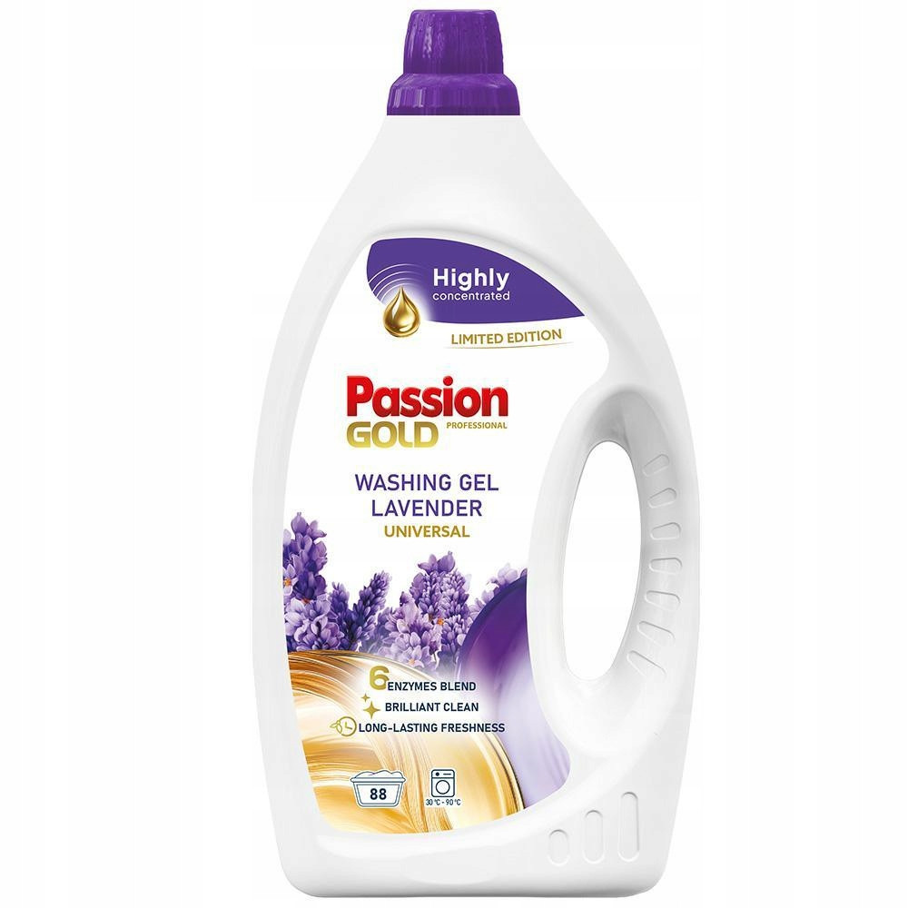 Гель для прання Універсальний Passion Gold Professional Universal Lavender Пашен Голд Професійний Лаванда 88прань 3520мл