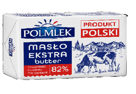 Масло вершкове Polmlek Maslo Extra Butter 82% Полмлек Екстра Брусок 200г
