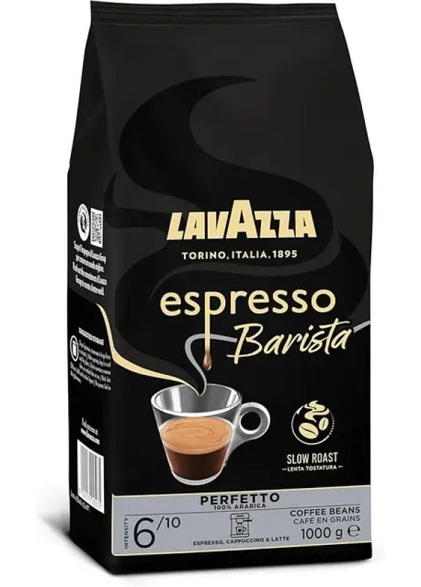 Кава в зернах Lavazza Espresso Barista Perfetto 6 Strong 100%Arabica Лавацца Баріста Еспресо Арабіка 1000г