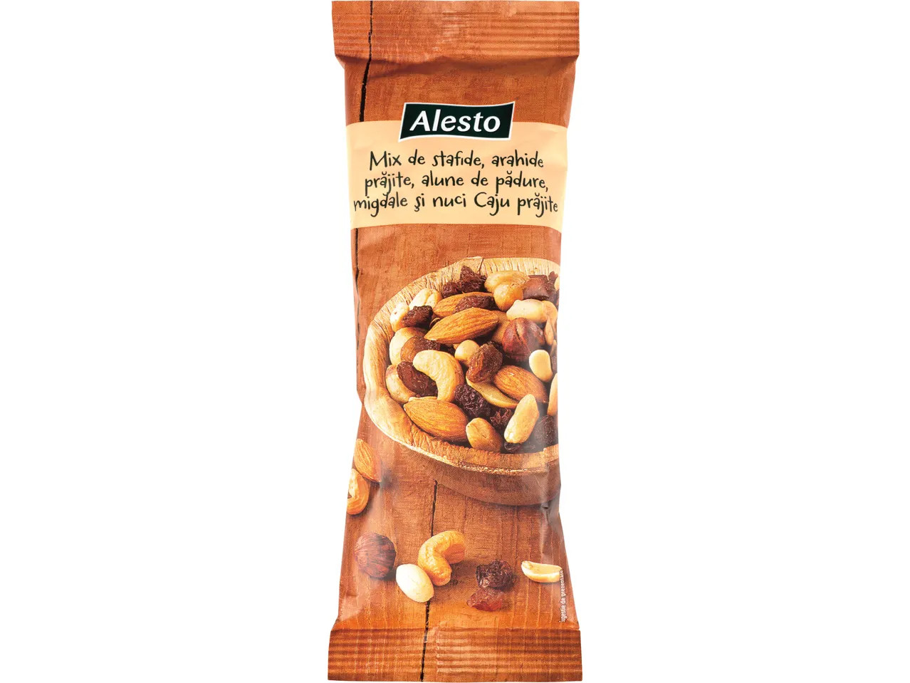 Суміш Горіхів та родзинки Alesto Nuts&Raisin Mixed Nuts Алесто натс Мікс Асорті Пакет 100г