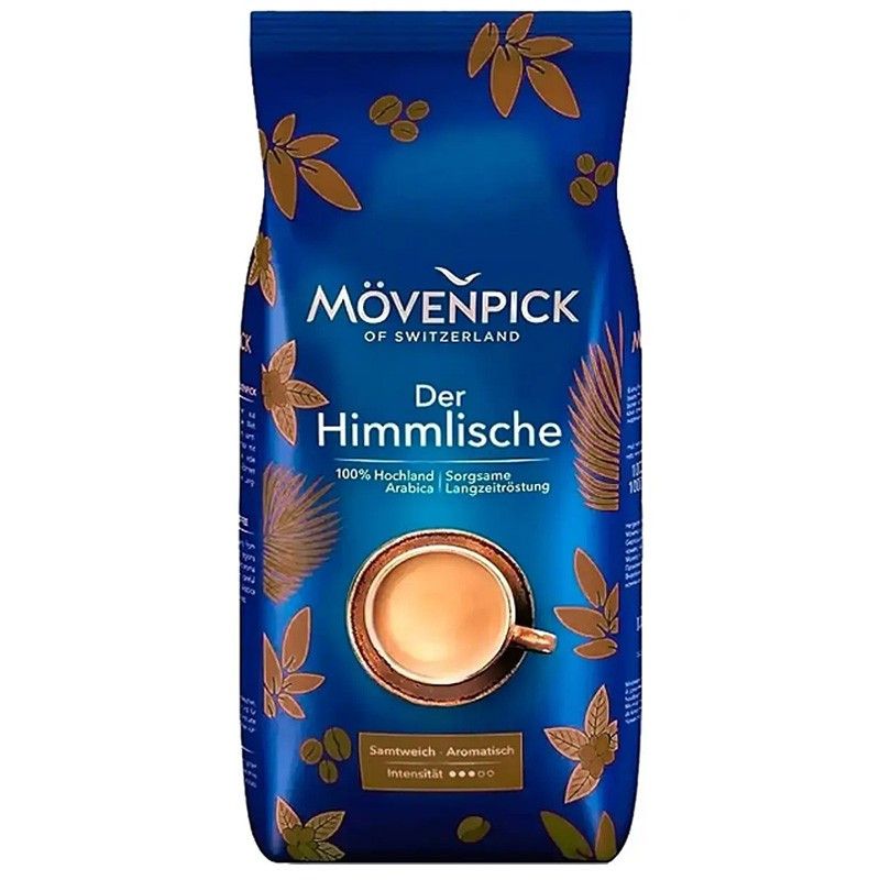 Кава в зернах Movenpick Der Himmlische 100% Arabica Мовенпік арабіка Середнє обсмаження Пакет 1000г