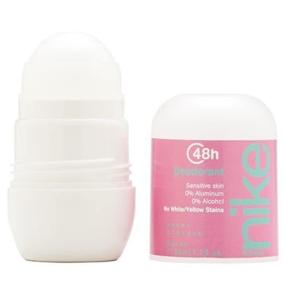 Дезодорант Шариковий Nike Woman Sweet Blossom 48H Deodorant Sensitive Roll‑On Найк Солодкий цвіт без алюмінію Рол-Он Сенсітів 50мл