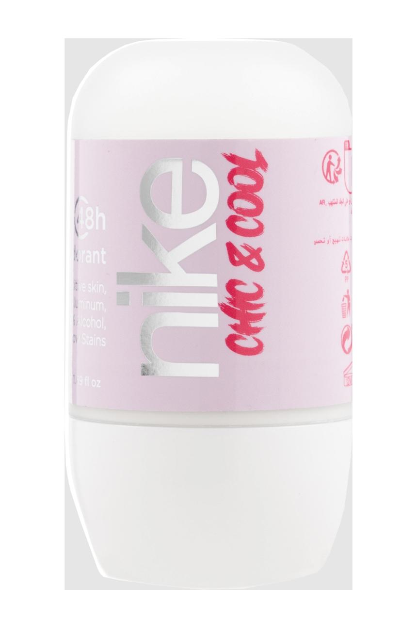Дезодорант Шариковий Nike Woman Chic&Cool 48H Deodorant Sensitive Roll‑On Найк Стильно та круто без алюмінію Рол-Он Сенсітів 50мл
