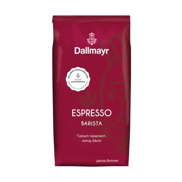 Кава в зернах Dallmayr Espresso Barista ganze Bohnen Далмаір Еспресо Баріста Купаж Арабіки Міцна 1000г