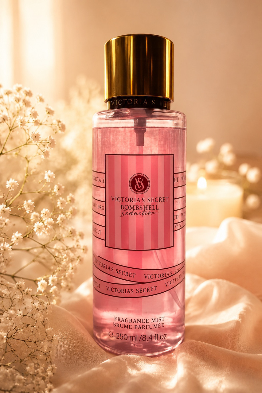 Парфумована вода Жіноча ароматичний Спрей Victoria's Secret Bombshell Seduction Fragrance Вікторія Сікрет Спокуса Бомбшелл 250мл