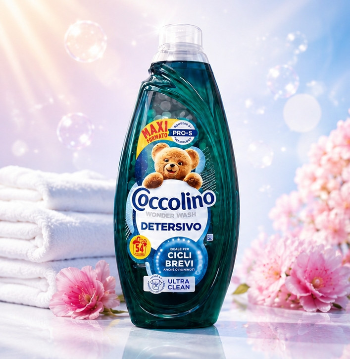 Гель для прання формула Швидкої дії Про-С Універсальний Coccolino Wonder Wash Detersivo Pro-S Ulltra Clean Коколіно 54прань 2160мл
