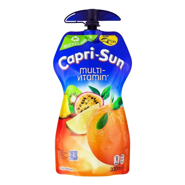Напій з фруктовим соком Дитячий Capri-Sun Multivitamin Капрі Сан Мультивітамін Дой-пак з клапаном 330мл