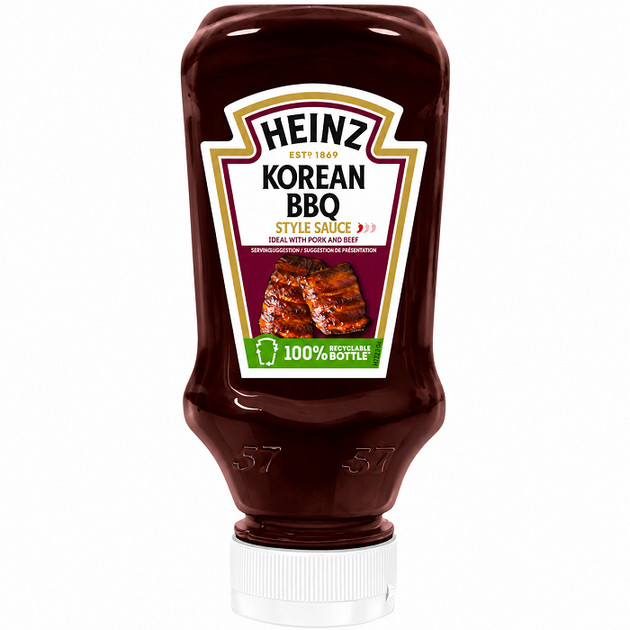 Соус барбекю міні Heinz Korean BBQ Style Sauce Хейнз Насичений соус у корейському стилі з пікантним смаком 265мл