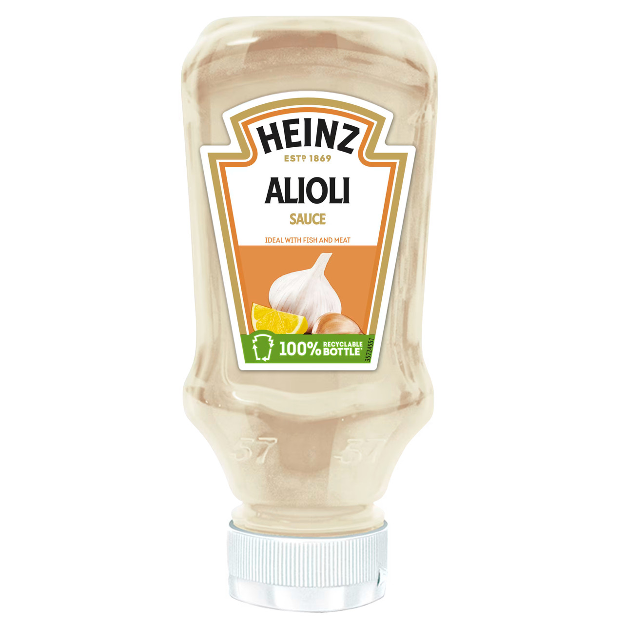Соус барбекю міні Heinz Alioli Sauce Хейнз Айолі До мяса та салатів Насичений майонез з часником та лимоном 265мл