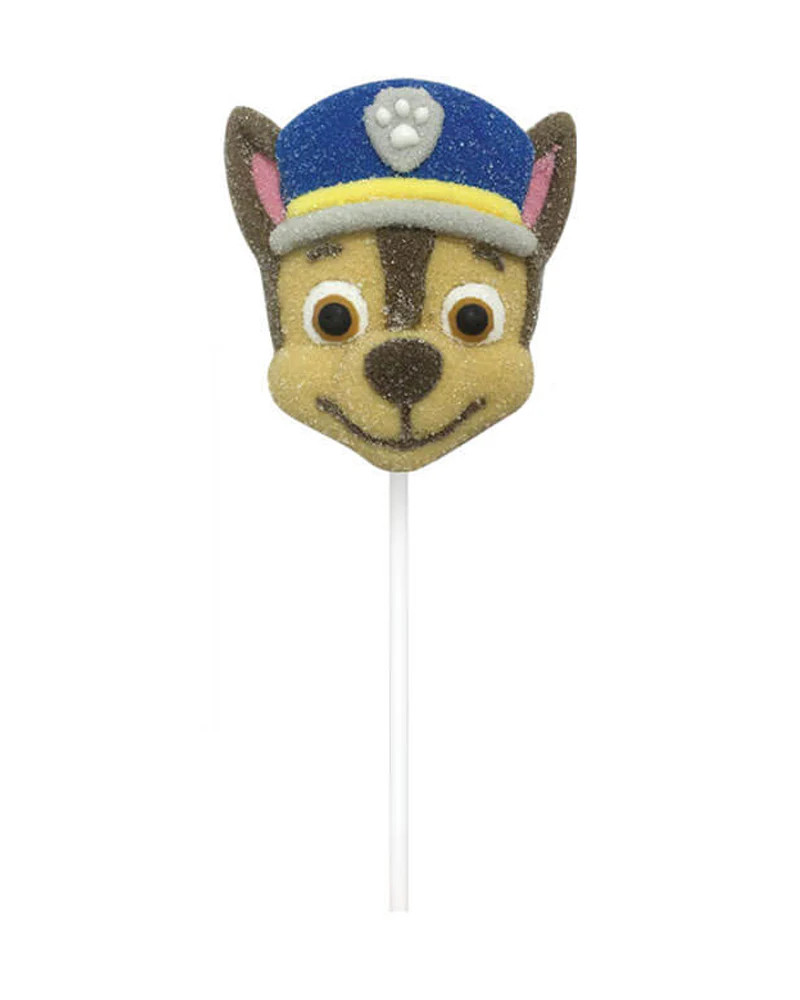 Цукерка льодяник Щенячий Патруль Relkon Paw Patrol Marshmallow Lollipops Blue Релкон Маршмеллоу на Палочці смак Полуниця 1шт 45г