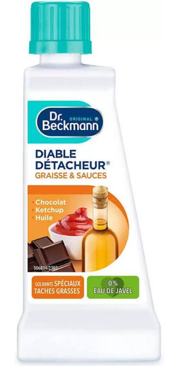 Плямовивідник від Соусів та жиру Dr. Beckmann Diable Devil Détacheur Graisse&Sauces Доктор Бекманн Шоколад Соуси плями Олійні 50мл
