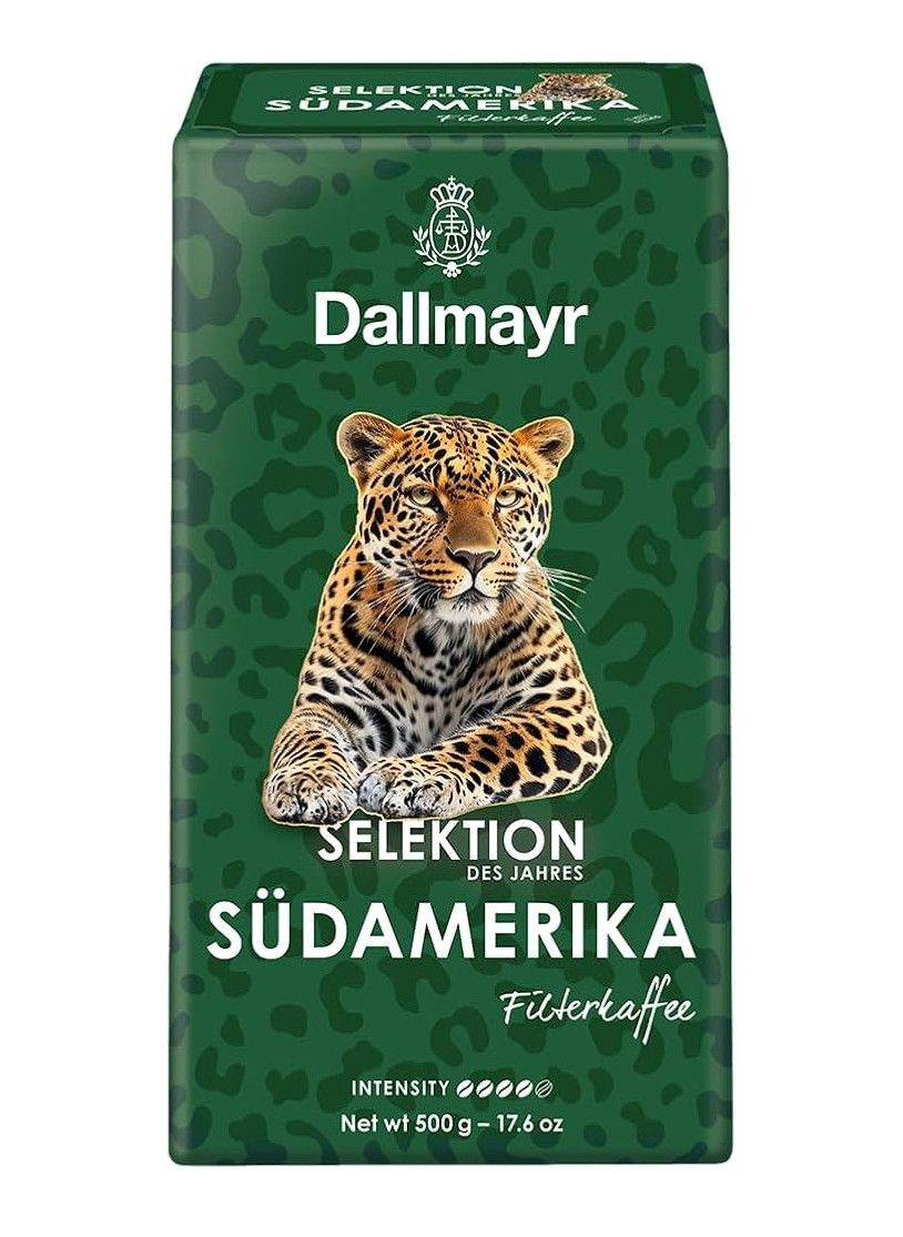 Кава мелена Dallmayr Crema d’Oro Selektion des Jahres Südamerika 4 Intensity Blend Делмайер Купаж Арабіки Пакет 500г