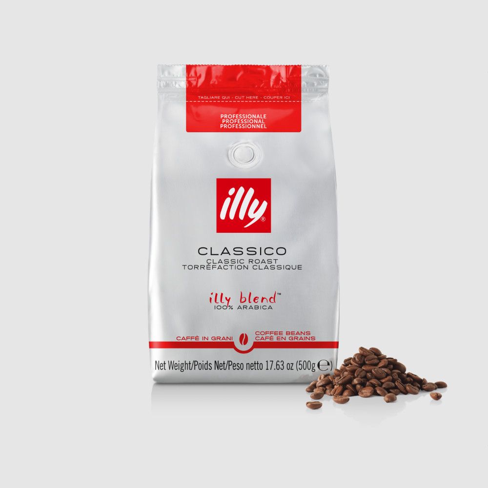 Кава зернова illy Classico Roast InGrani Coffee Beans Іллі Класік 100% Арабіка Середнє Обсмаження Ноти Карамелі Жасмину Пакет 500г