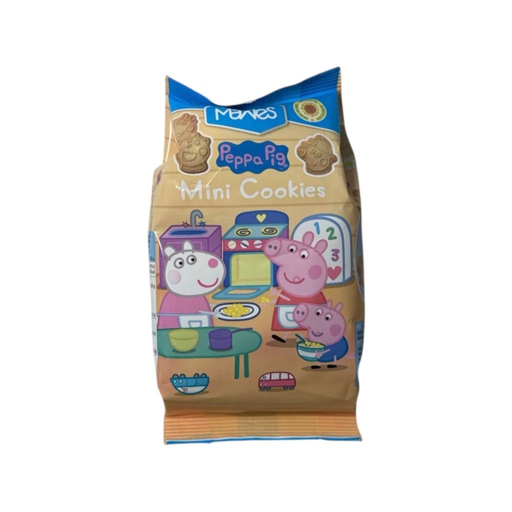 Печиво злакове MaXies Peppa Pig Mini Cookies Classic Максіс Свинка Пеппа класичне фігурне для перекусу 100г