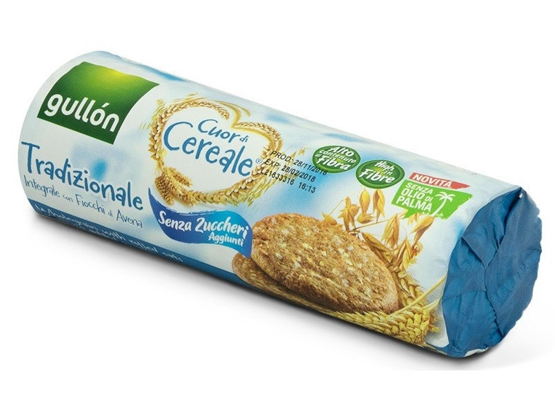 Вівсяне печиво Gullon cuor di cereale tradizionale 280г