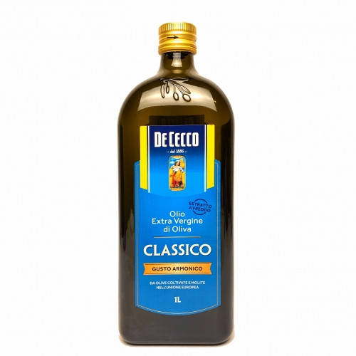 Оливкова олія De Cecco Classico Extra Vergine Де Чекко перший Холодний віджим 1л