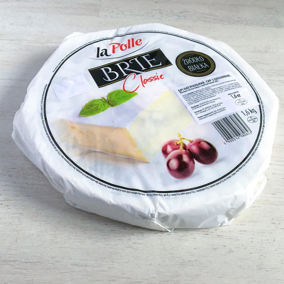 Сир La Polle Classic Brie 1600г