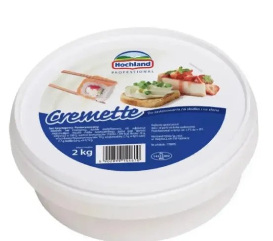 Сир крем вершковий Hochland Cremette Professional Хохленд Креметті мякий Бокс 2кг