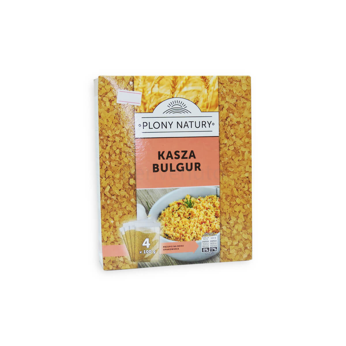 Крупа кускус Plony Natury kuskus Bulgur Плоні каша пшенична Булгур Гранульована 400г