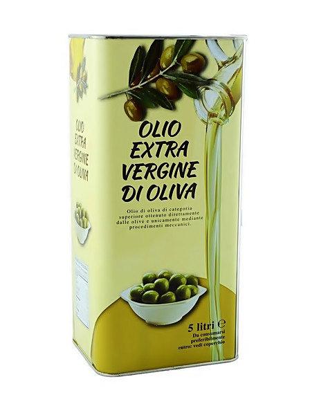 Оливкове масло першого холодного віджиму Olio extra vergine di oliva 5л