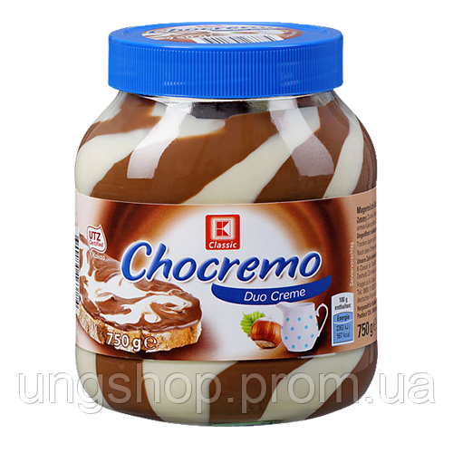 Орехово-шоколадное масло Chocremo classic 750 гр