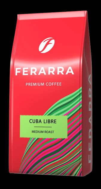 Кава в зернах Ferarra cuba libre з ароматом кубинського рому 1кг