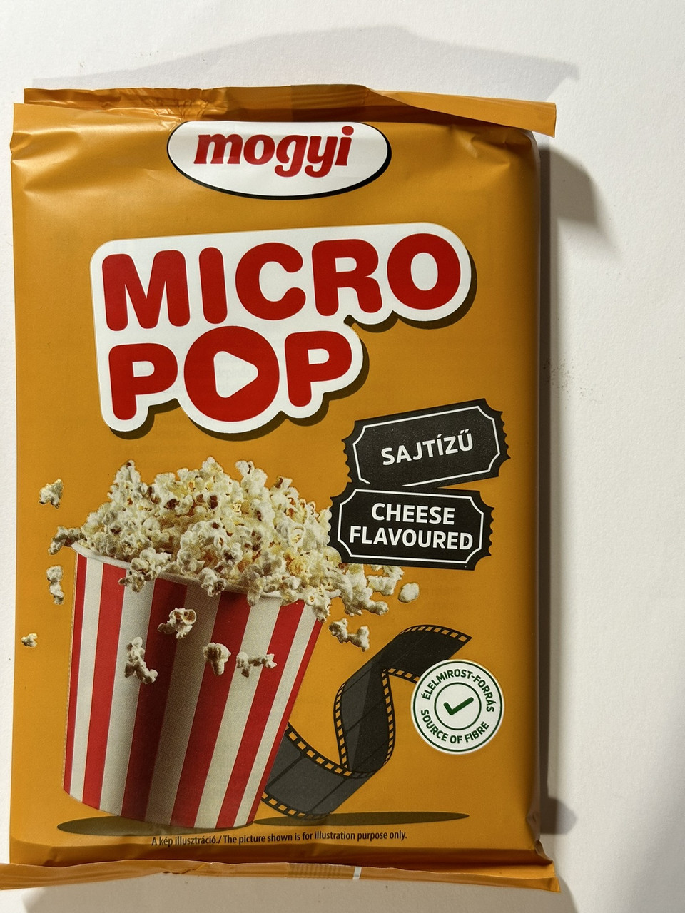 Попкорн для мікрохвильової пічки з маслом Mogyi 100г