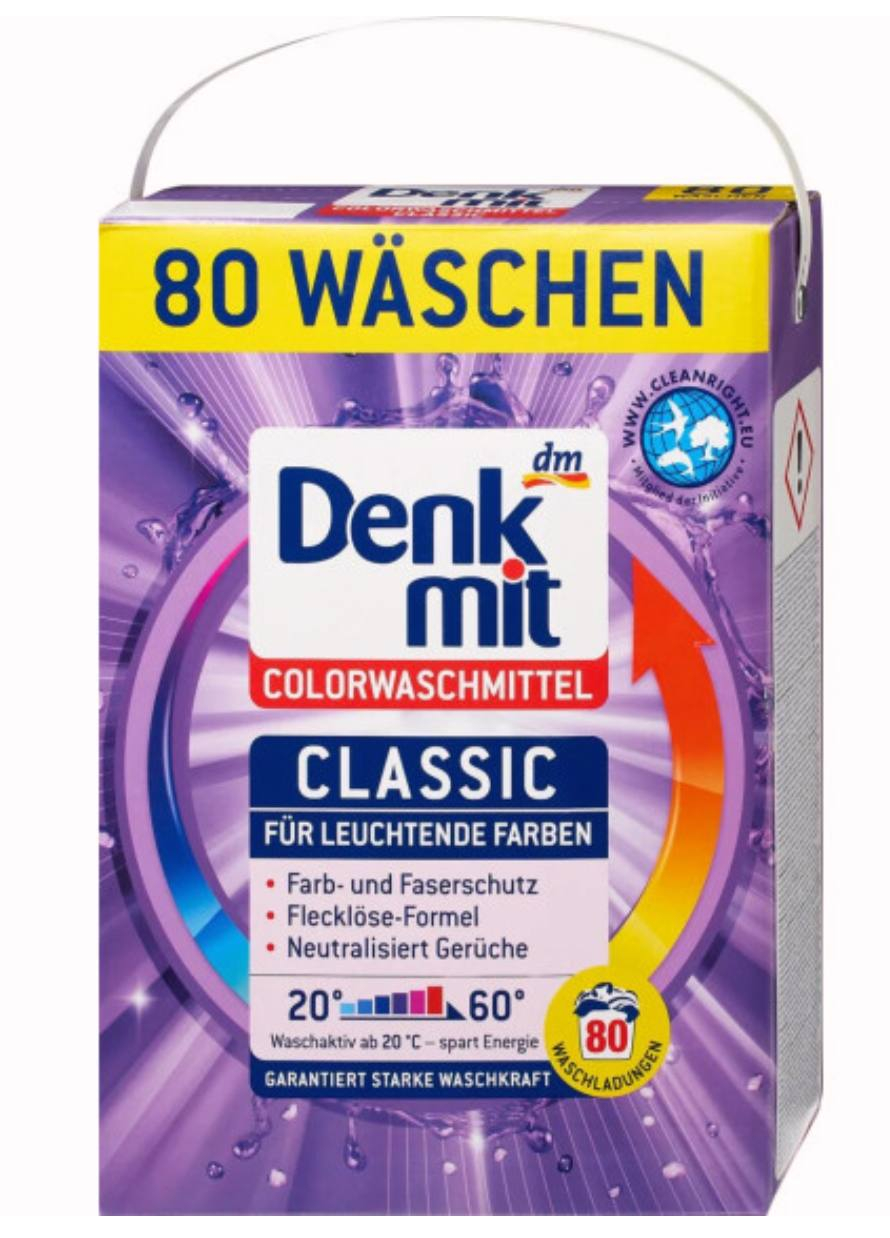 Пральний порошок Denkmit для кольорових речей 5200г