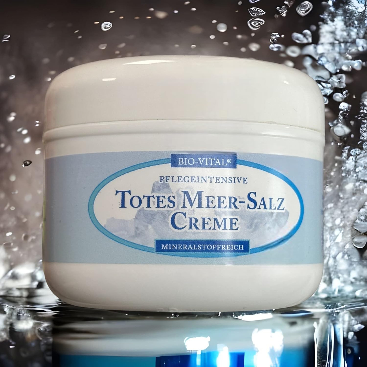 Крем для шкіри з сіллю Мертвого моря Bio-Vital Totes meer Salz creme Біо Вітал Відновлюючий щоденний 250мл